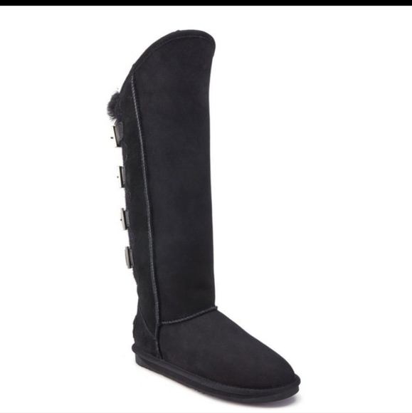 Australia Luxe Collective Spartan Knit X-Tall Suede Buckle Boots #198 - Picture 5 of 8